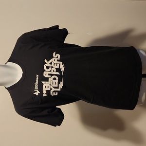 The Black Eyed Peas rock band art music black L tshirt